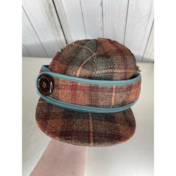 Stormy Kromer The Original Cap Size 7 1/4 Wool Blend Winter Hat Plaid USA Made - Picture 2 of 4